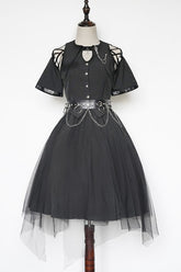 Dark Praise Of The Black Crow ノースリーブ パンク 不規則なゴシックロリータ Jsk ドレス